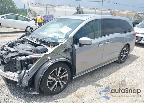 2018 Honda Odyssey Elite from USA, damaged, VIN 5FNRL6H9XJB051058